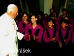 Dětský pěvecký sbor Ondrášek Nový Jičín, Vatikán audience, Svatý otec